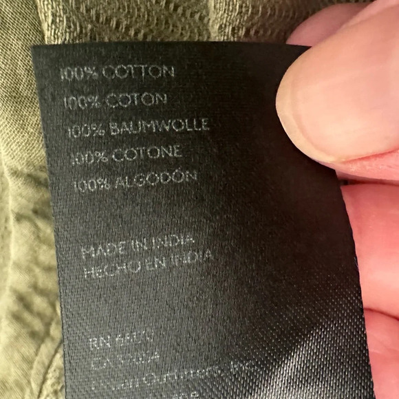 We the free Malika Jacket Moto Style Drapey Hem Zip Details Boho Chic XS *READ* - Picture 6 of 9